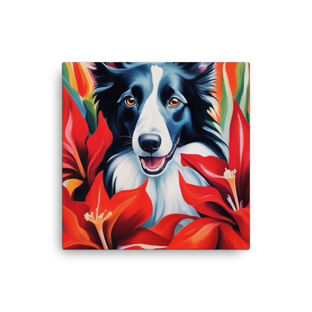 PugMug Custom Border Collie Canvas