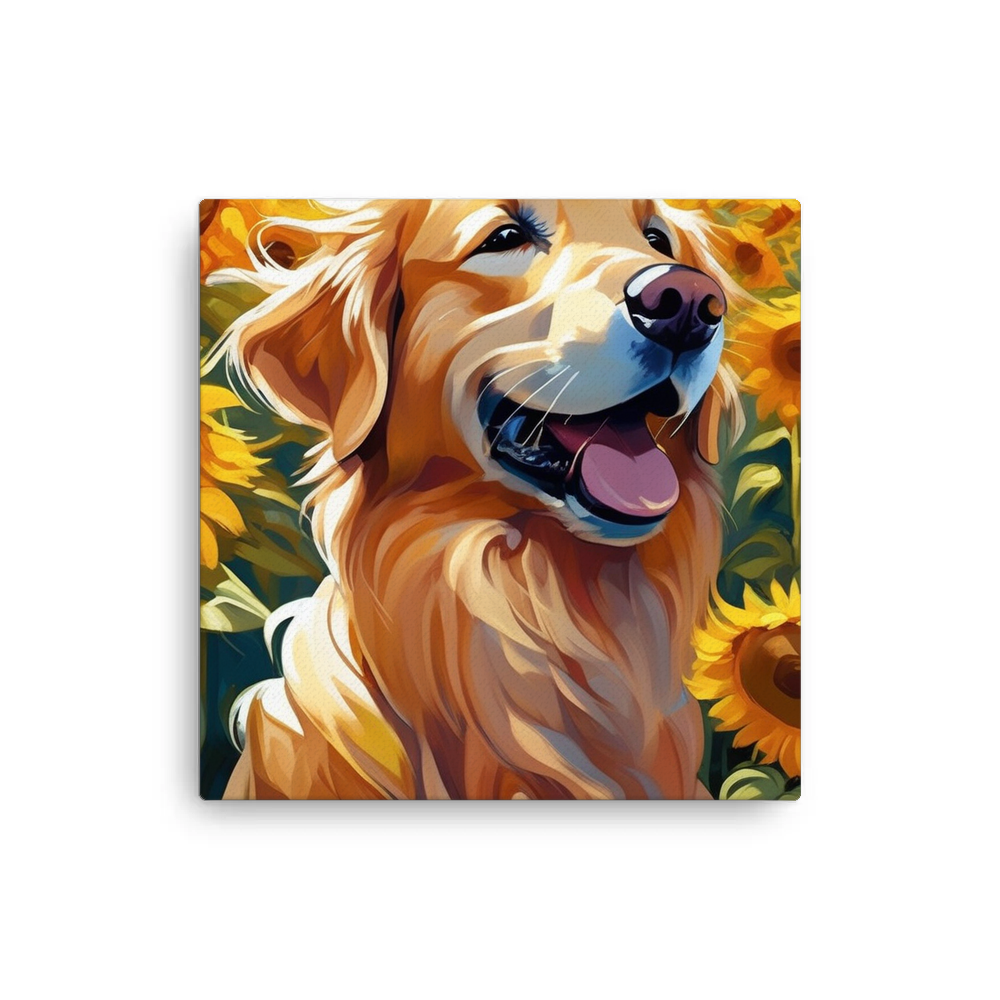 PugMug Custom Golden Retriever Canvas