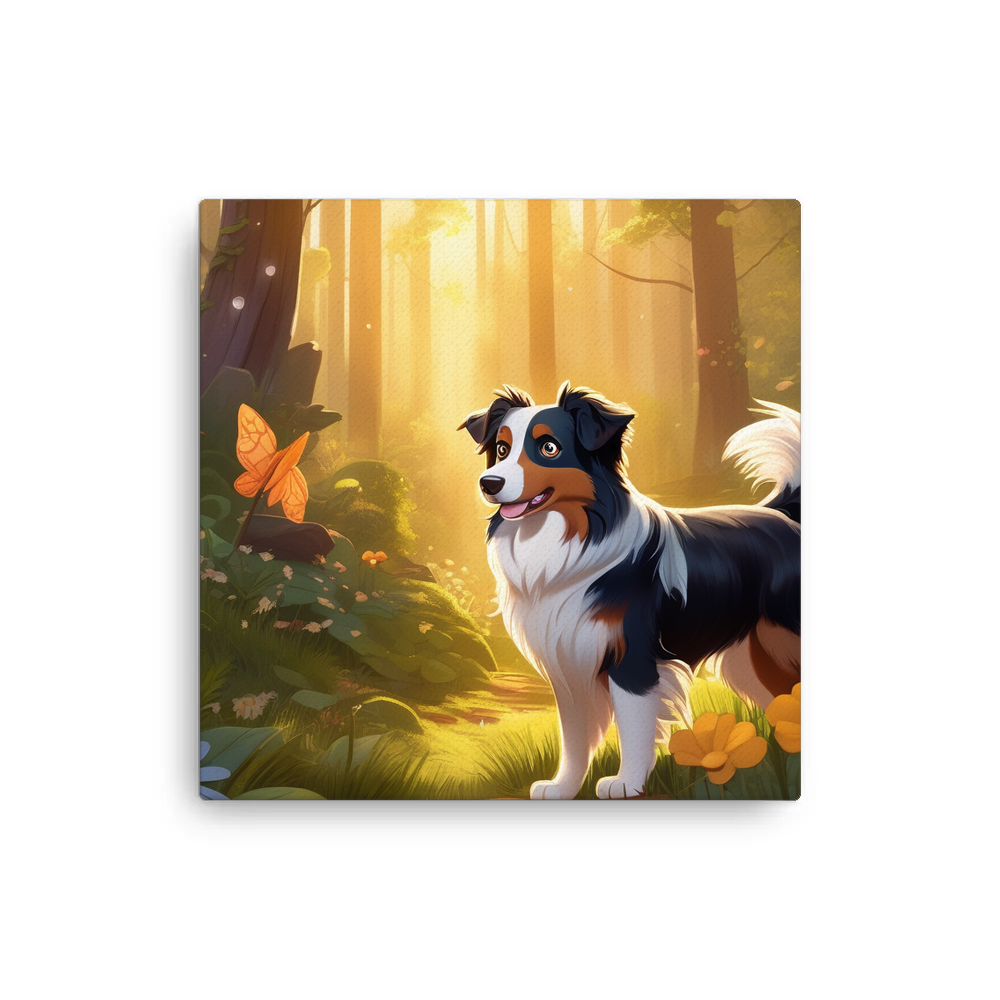 PugMug Custom Australian Shepherd Dog Canvas