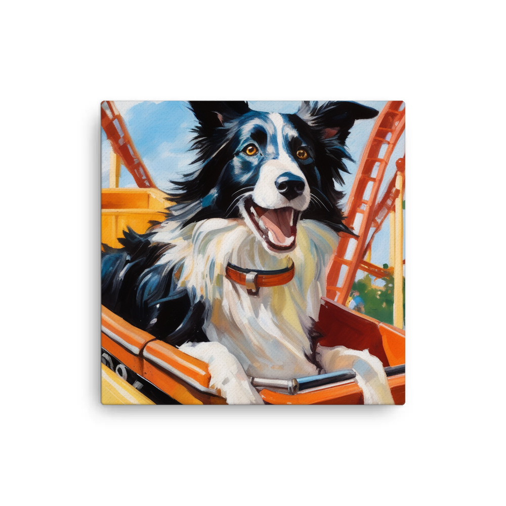 PugMug Custom Border Collie Canvas