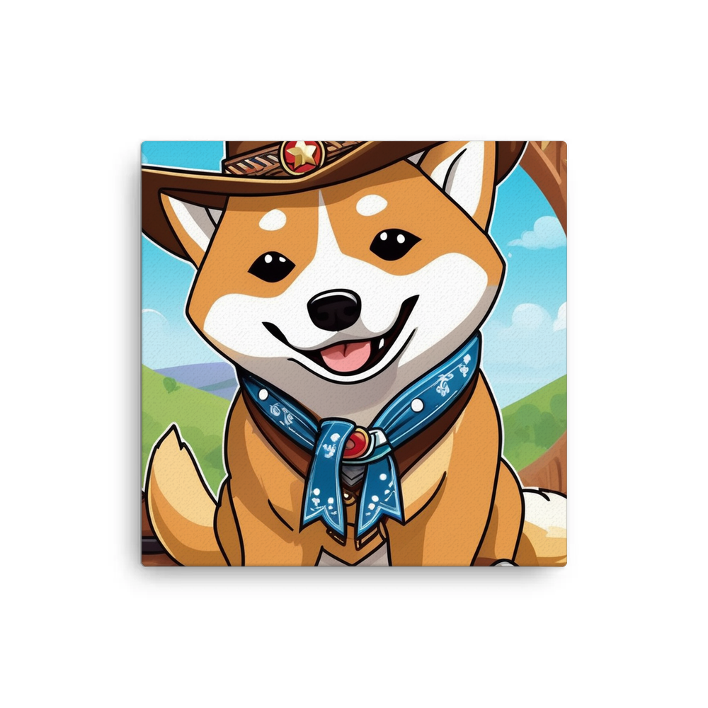 PugMug Custom Shiba Inu Canvas