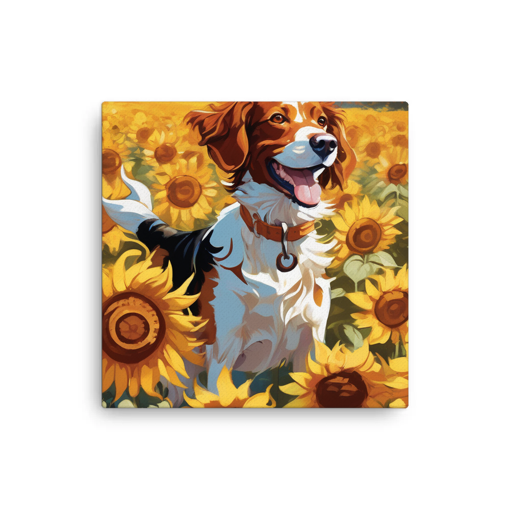 PugMug Custom Brittany Dog Canvas