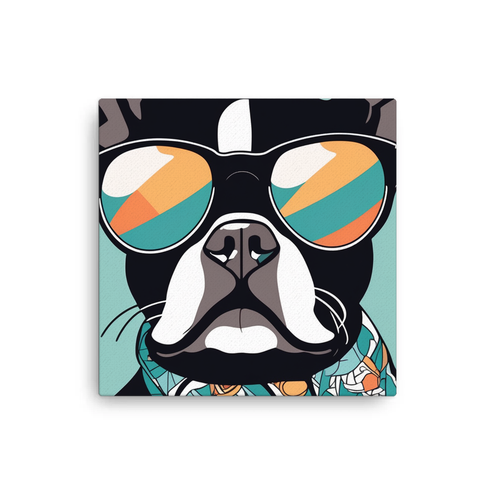 PugMug Custom Boston Terrier Canvas
