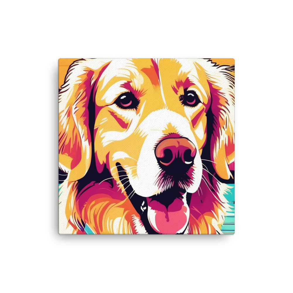 PugMug Custom Golden Retriever Canvas