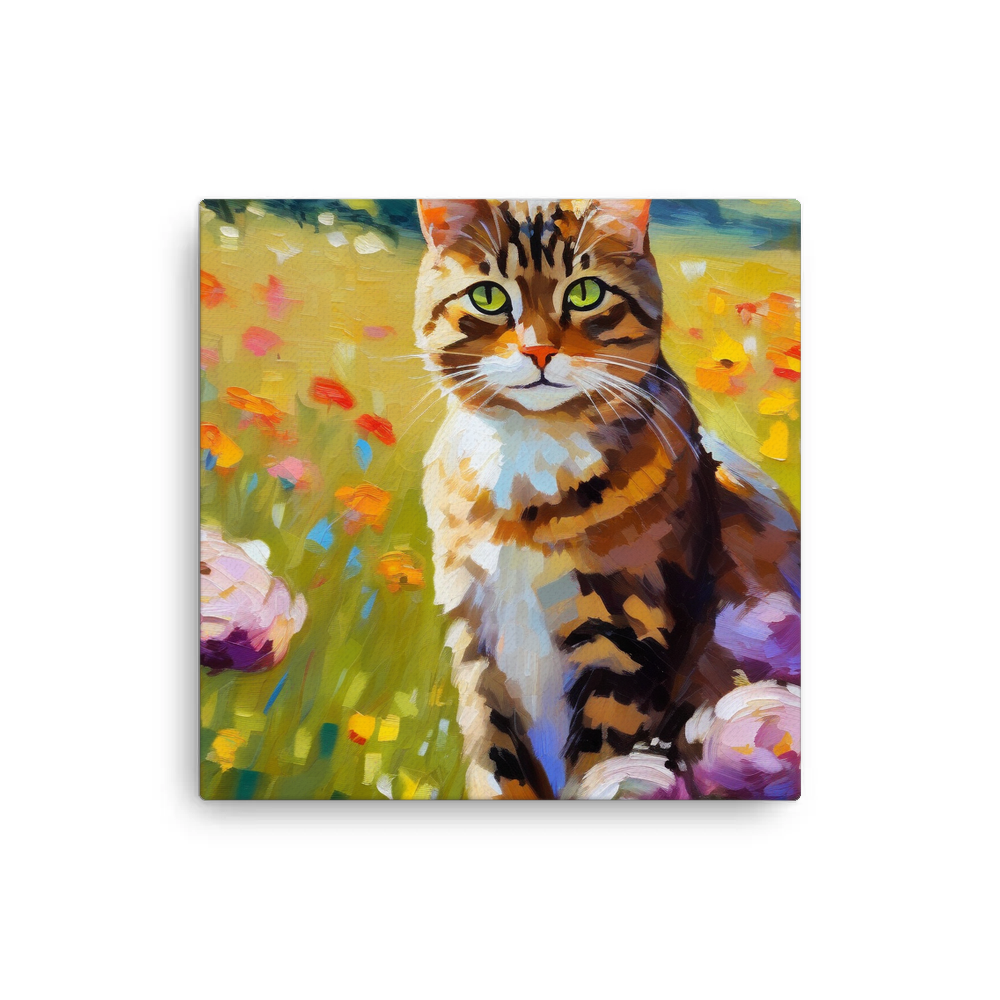 PugMug Custom Tabby Companion Cat Canvas