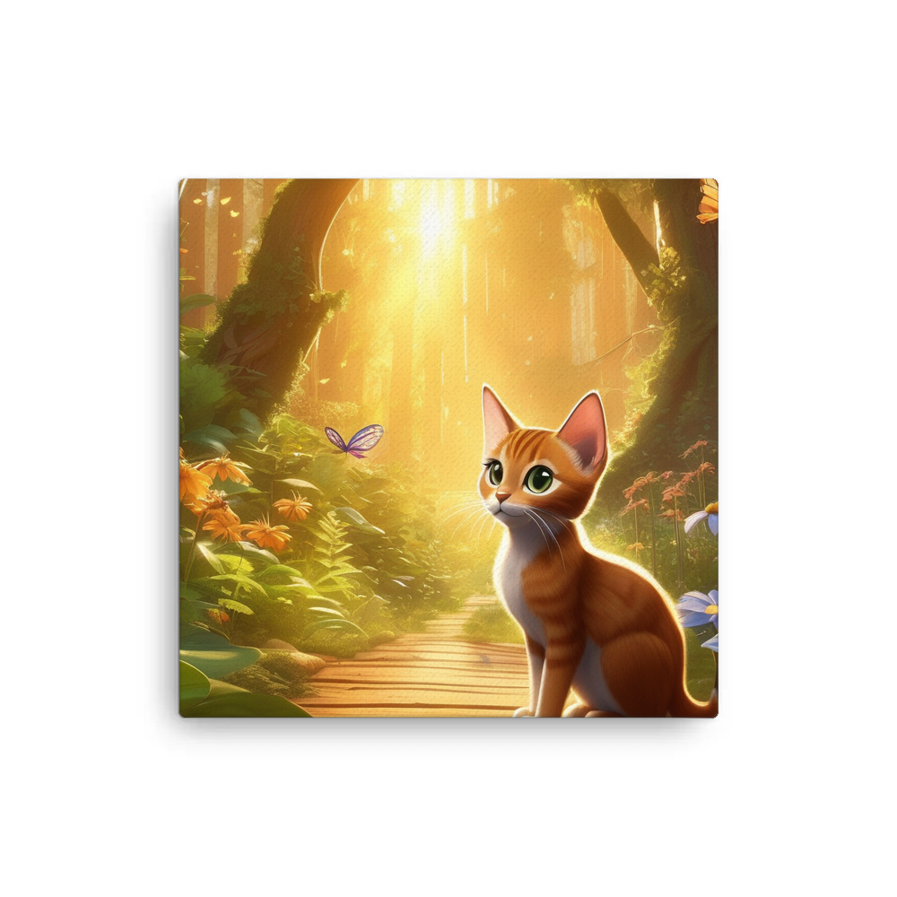 PugMug Custom Tabby Abyssinian Cat Canvas