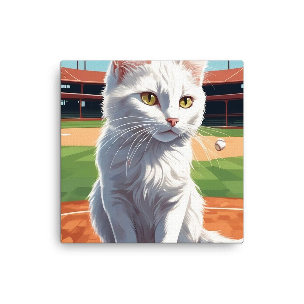 PugMug Custom White Companion Cat Canvas