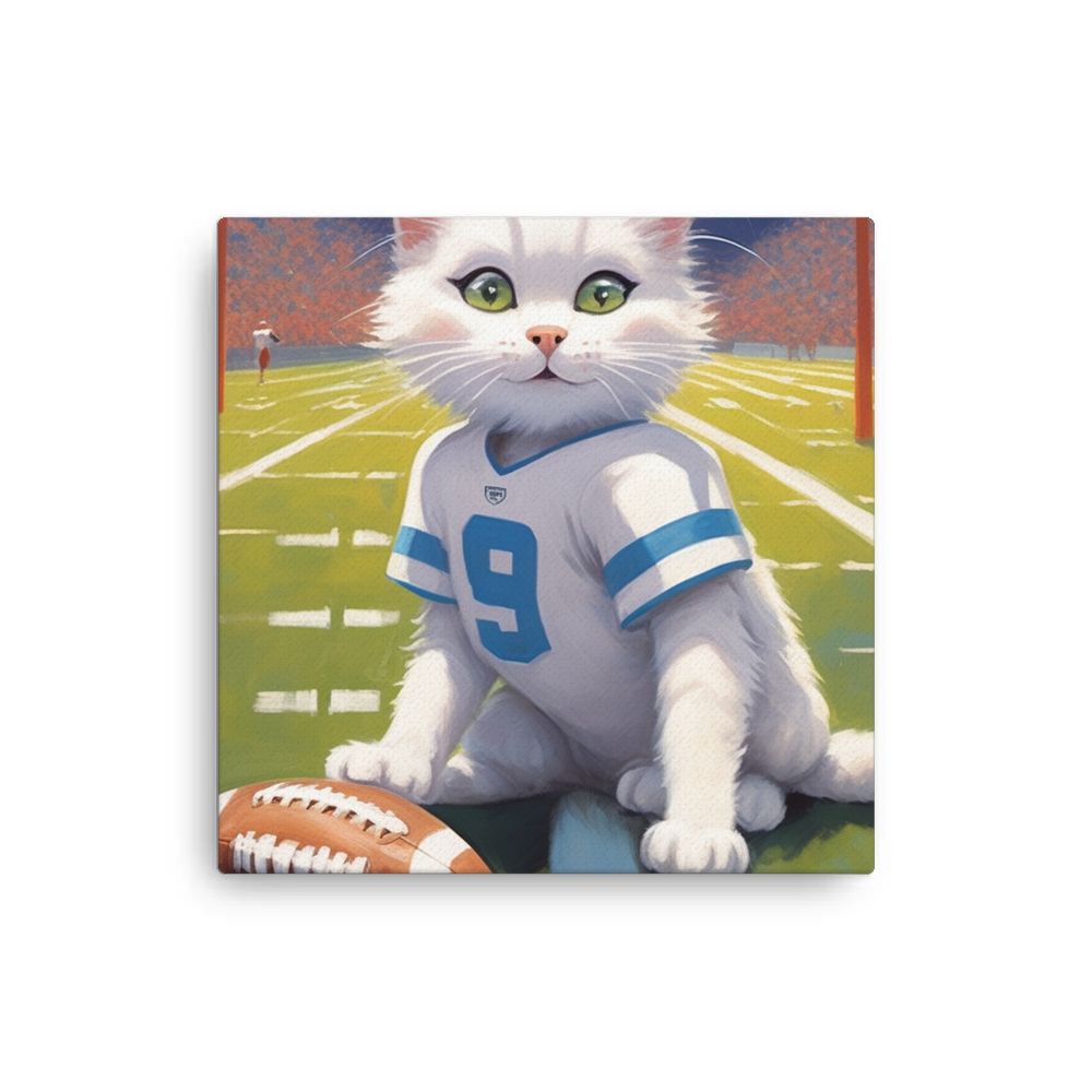 PugMug Custom White Companion Cat Canvas