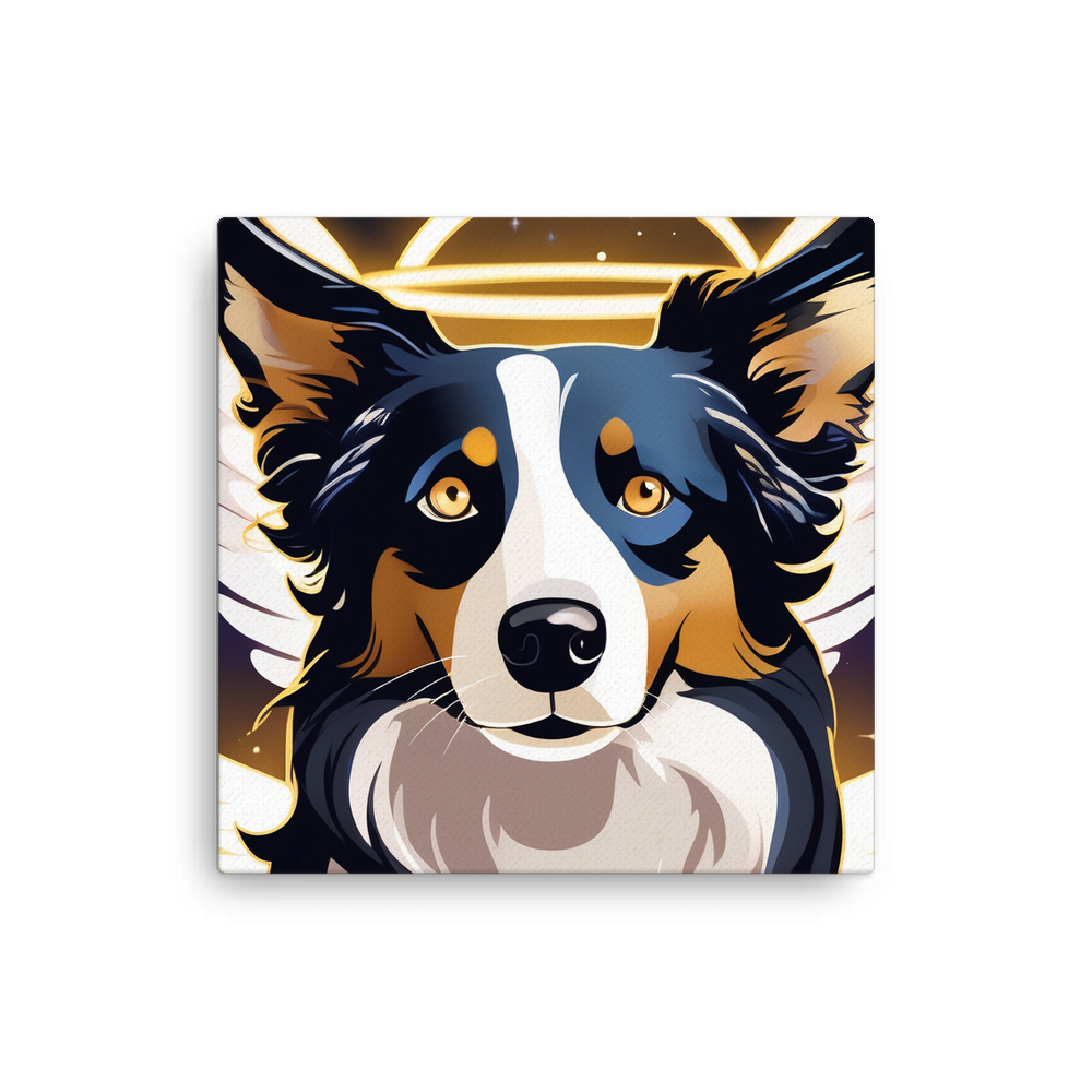 PugMug Custom Border Collie Canvas