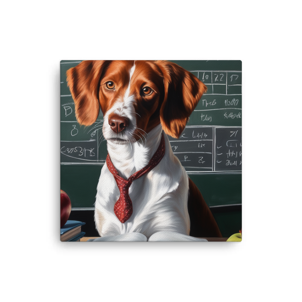 PugMug Custom Brittany Dog Canvas