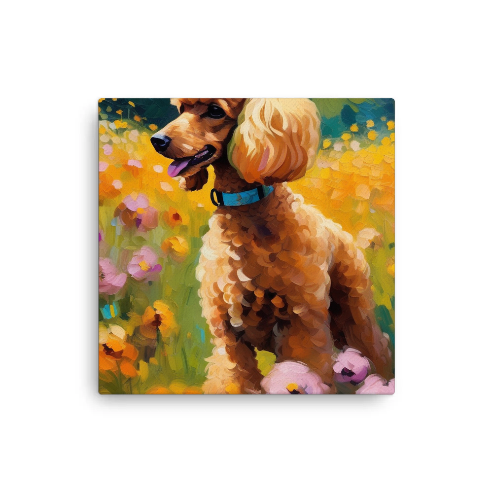 PugMug Custom Tan Poodle Canvas