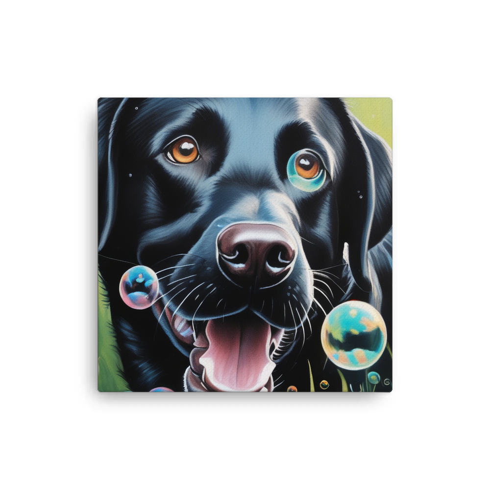 PugMug Custom Black Labrador Retriever Canvas