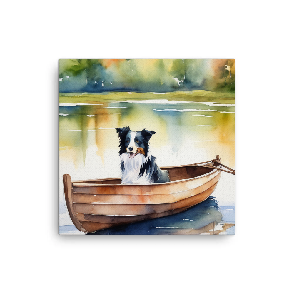 PugMug Custom Border Collie Canvas