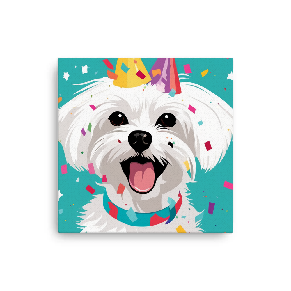 PugMug Custom Maltese Dog Canvas