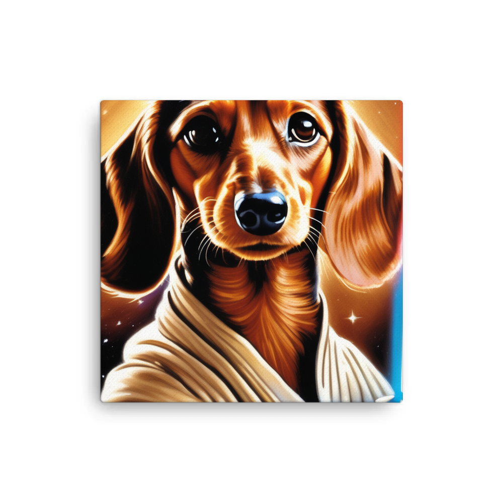 PugMug Custom Tan Dachshund Canvas