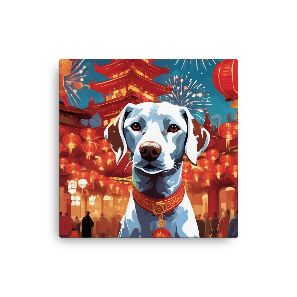 PugMug Custom Pointer Dog Canvas