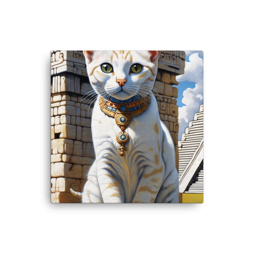 PugMug Custom White Exotic Cat Canvas