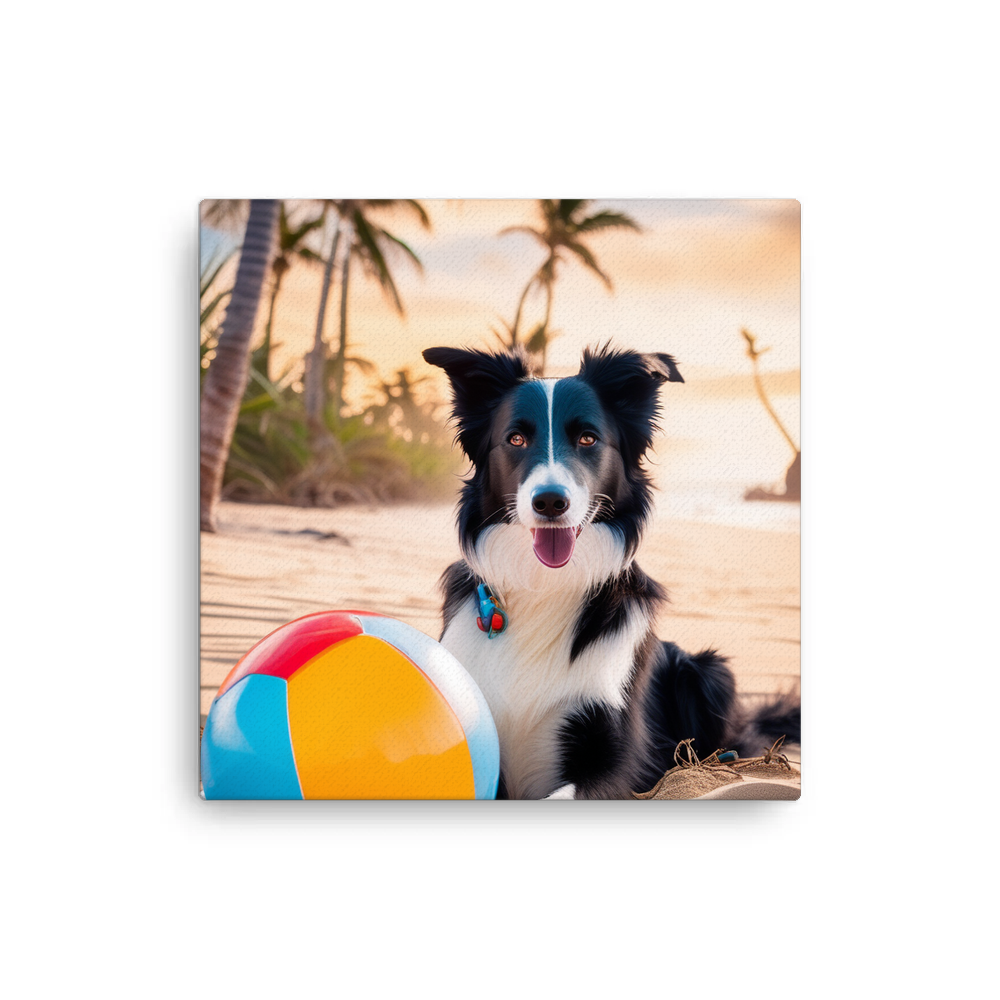 PugMug Custom Border Collie Canvas