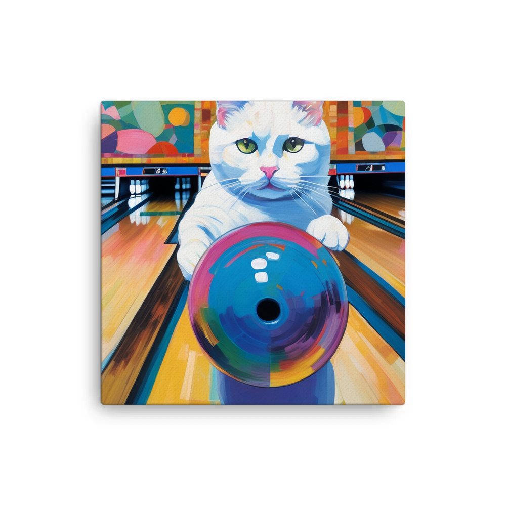 PugMug Custom White Companion Cat Canvas