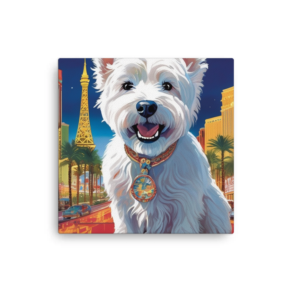 PugMug Custom West Highland White Terrier Canvas