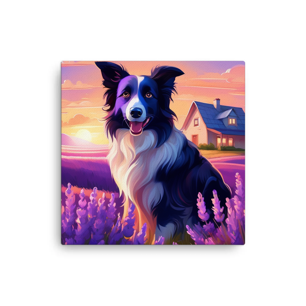 PugMug Custom Border Collie Canvas
