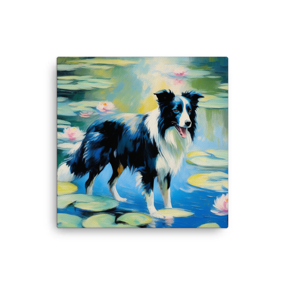 PugMug Custom Border Collie Canvas