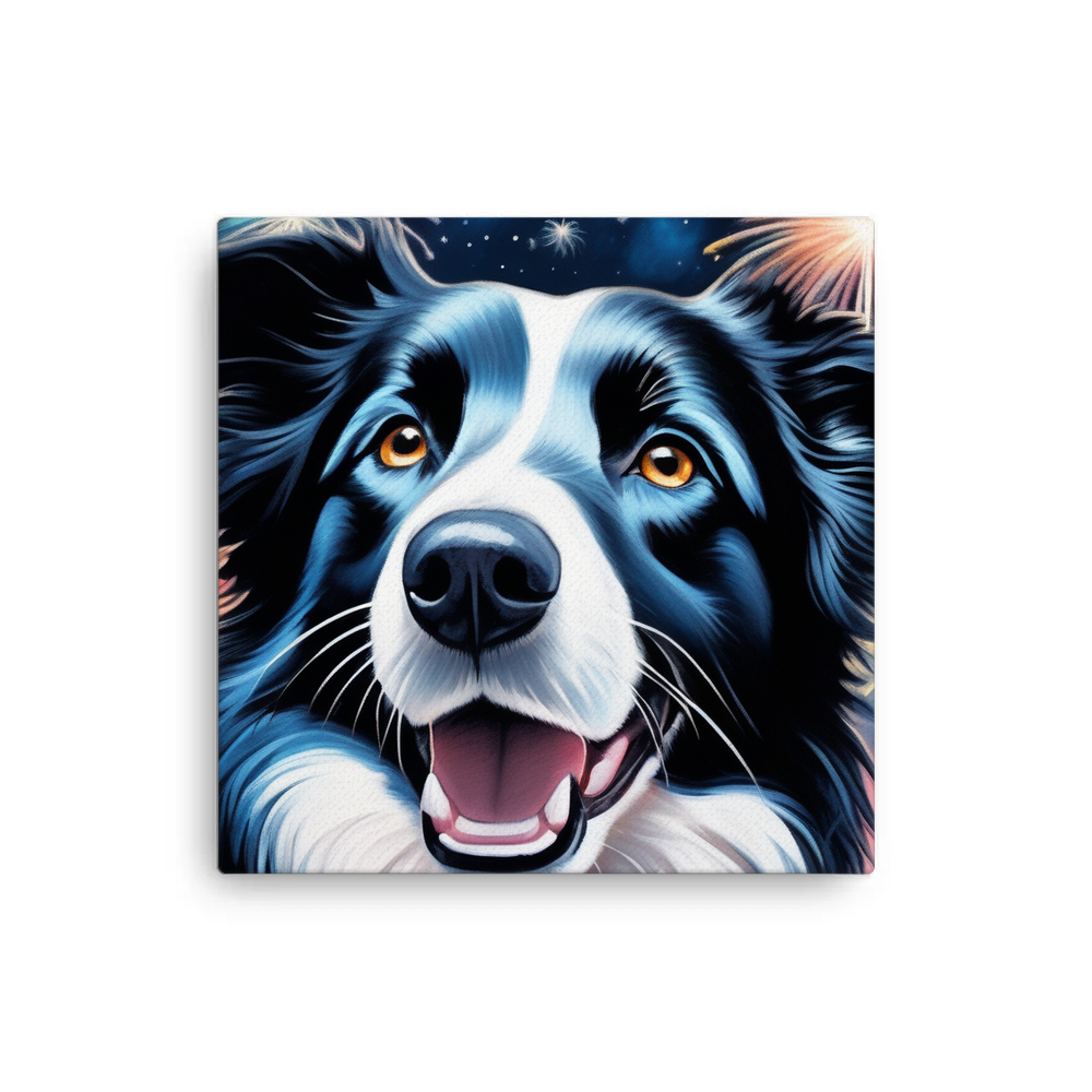 PugMug Custom Border Collie Canvas