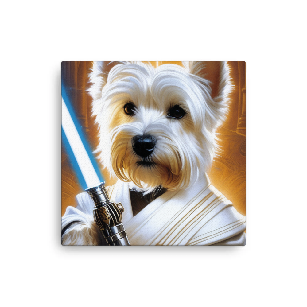 PugMug Custom West Highland White Terrier Canvas