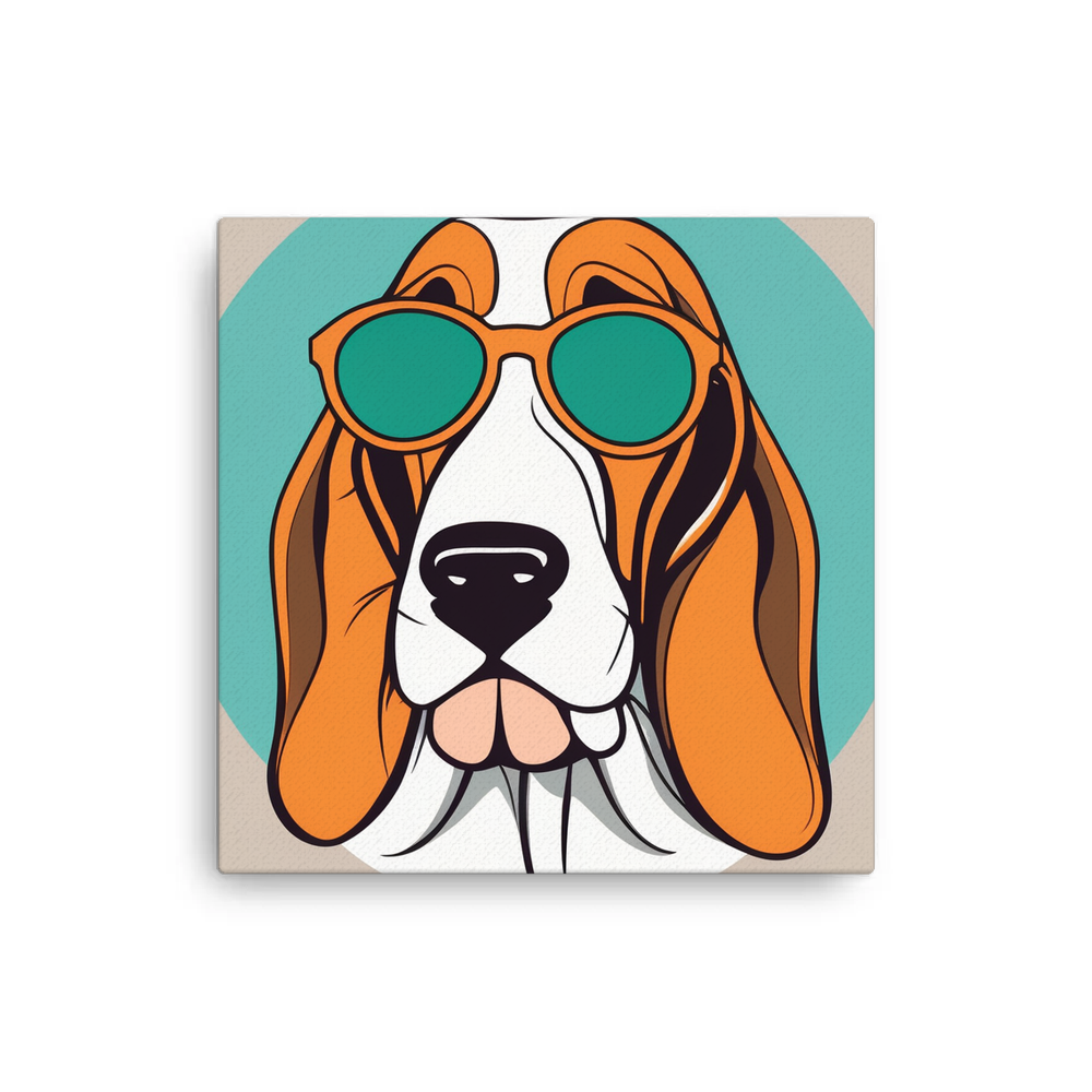 PugMug Custom Basset Hound Canvas