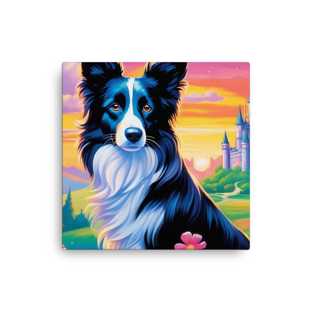 PugMug Custom Border Collie Canvas