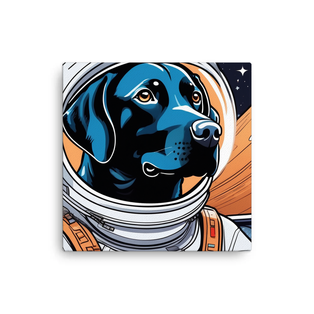 PugMug Custom Black Labrador Retriever Canvas