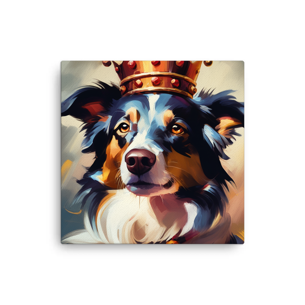 PugMug Custom Border Collie Canvas