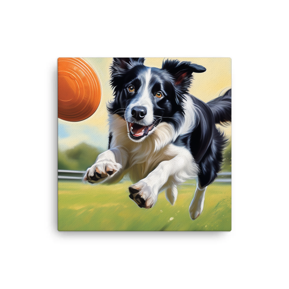 PugMug Custom Border Collie Canvas