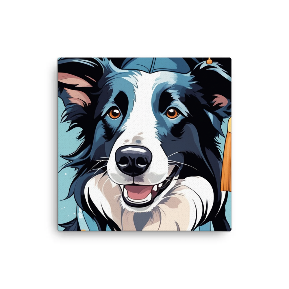 PugMug Custom Border Collie Canvas