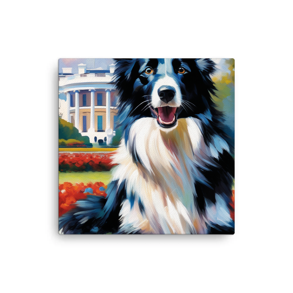 PugMug Custom Border Collie Canvas