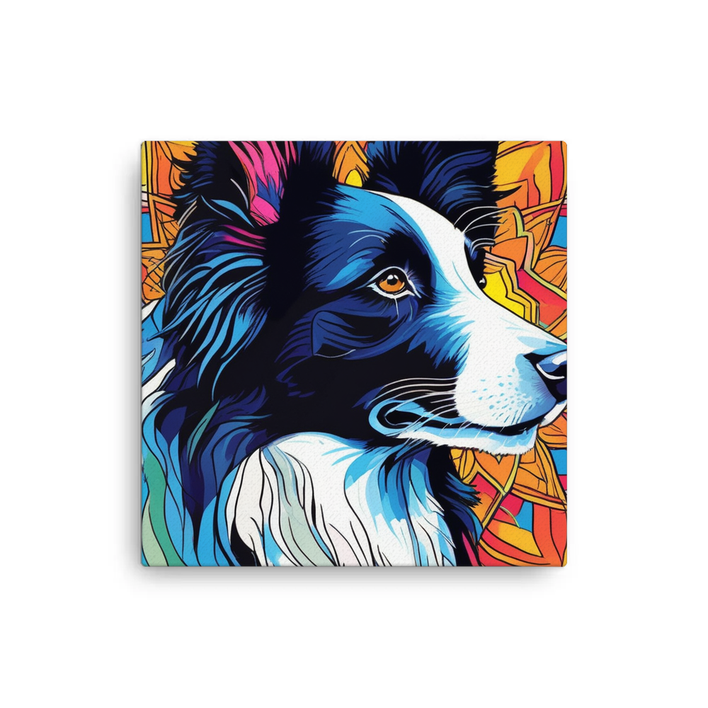 PugMug Custom Border Collie Canvas