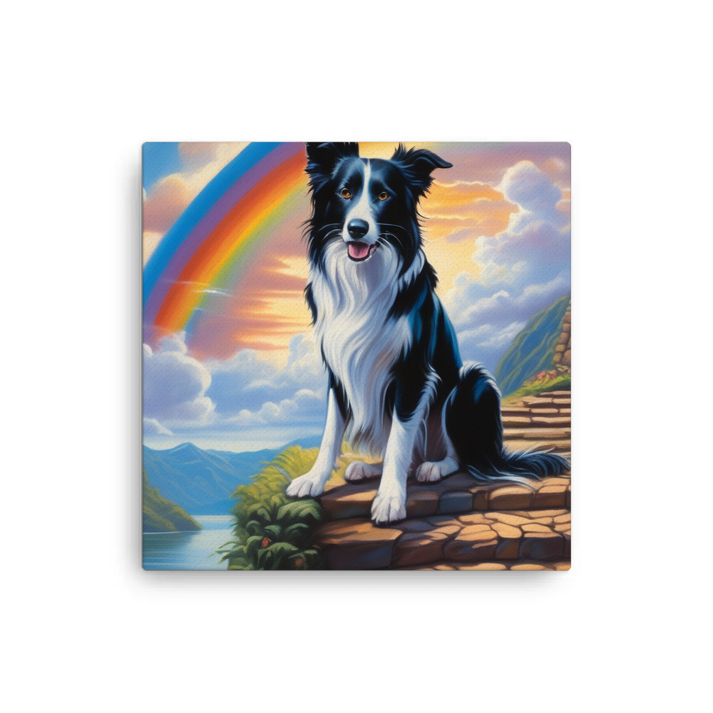 PugMug Custom Border Collie Canvas