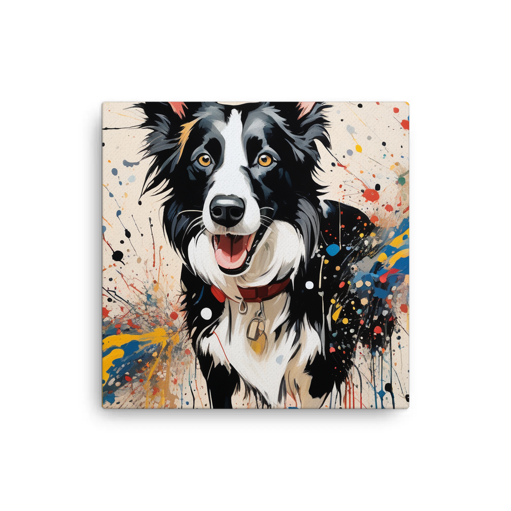 PugMug Custom Border Collie Canvas