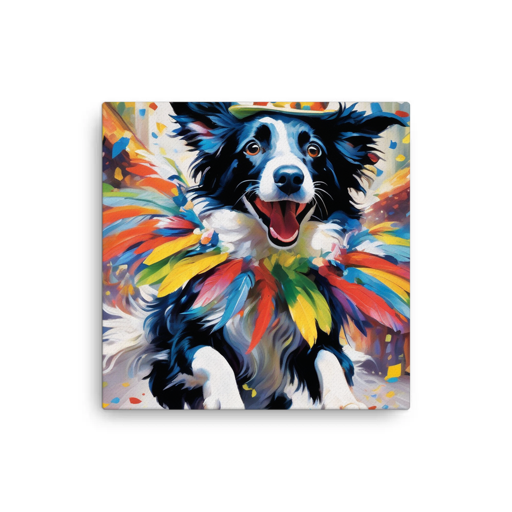 PugMug Custom Border Collie Canvas