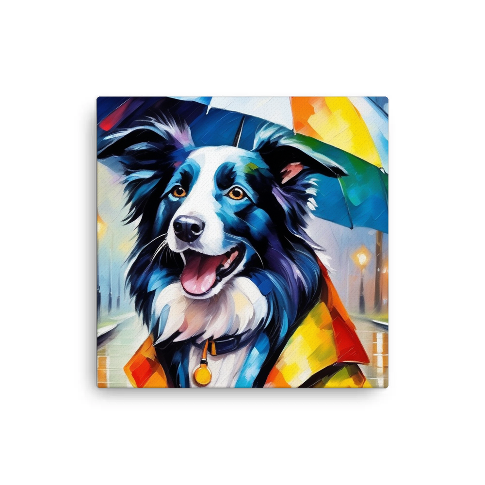 PugMug Custom Border Collie Canvas