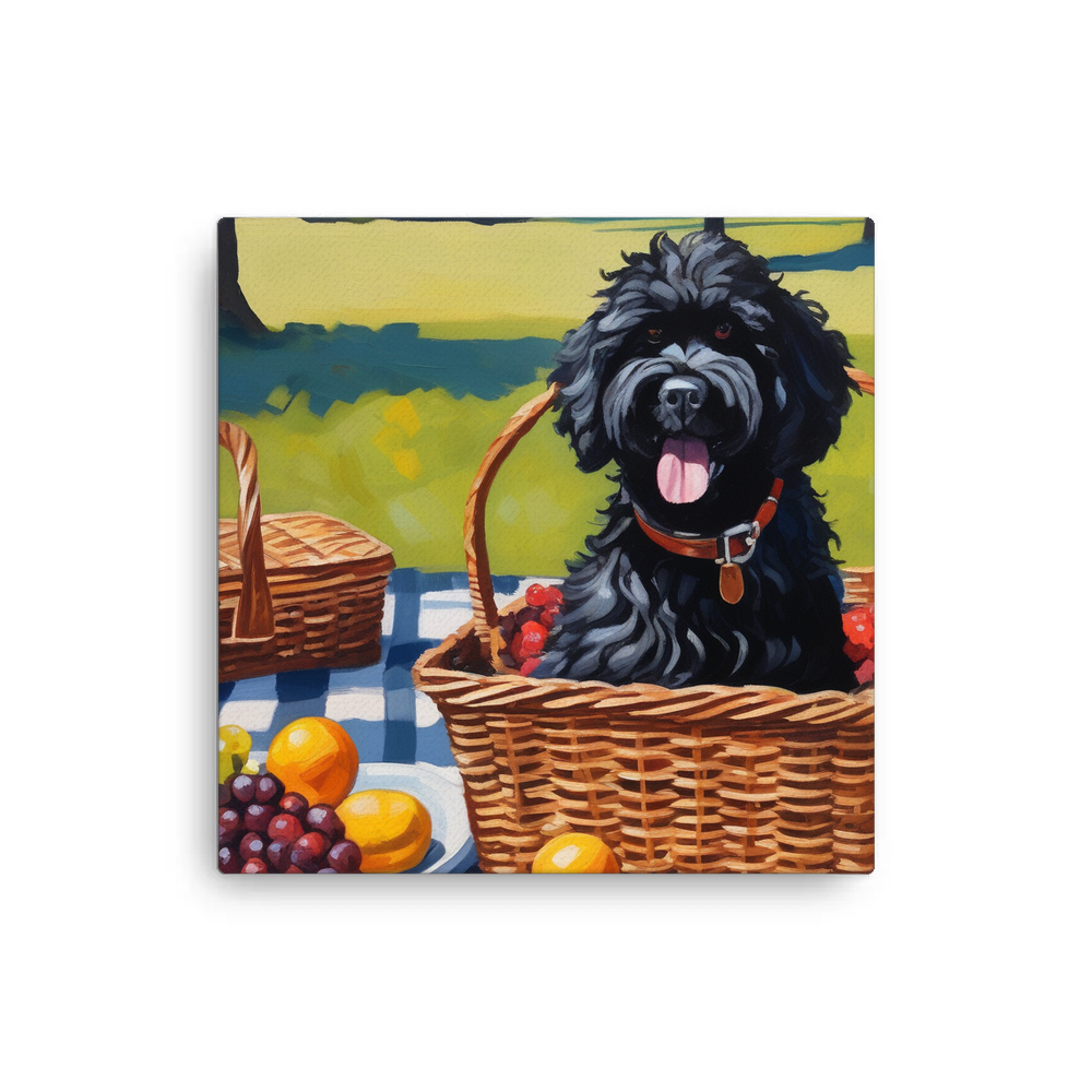 PugMug Custom Portuguese Water Dog Canvas