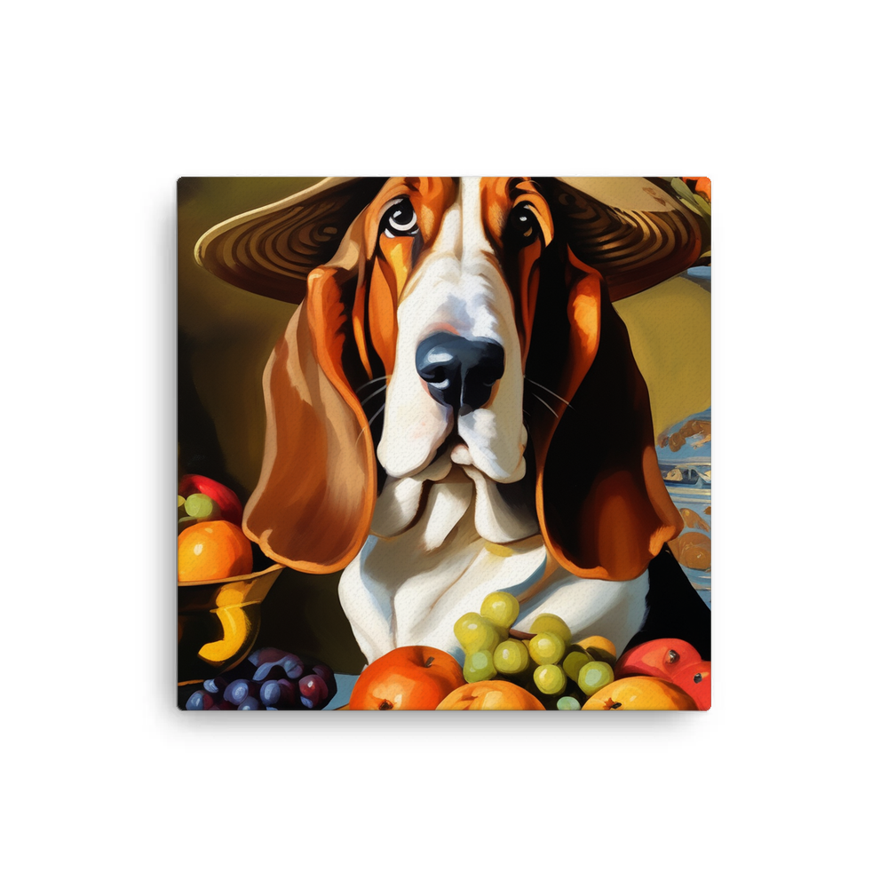 PugMug Custom Basset Hound Canvas