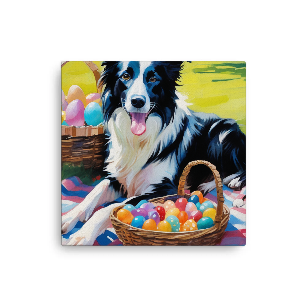 PugMug Custom Border Collie Canvas