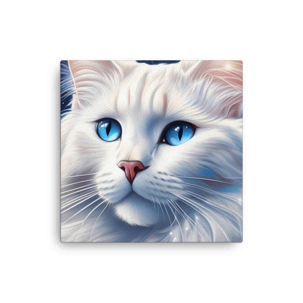 PugMug Custom White Ragdoll Cat Canvas