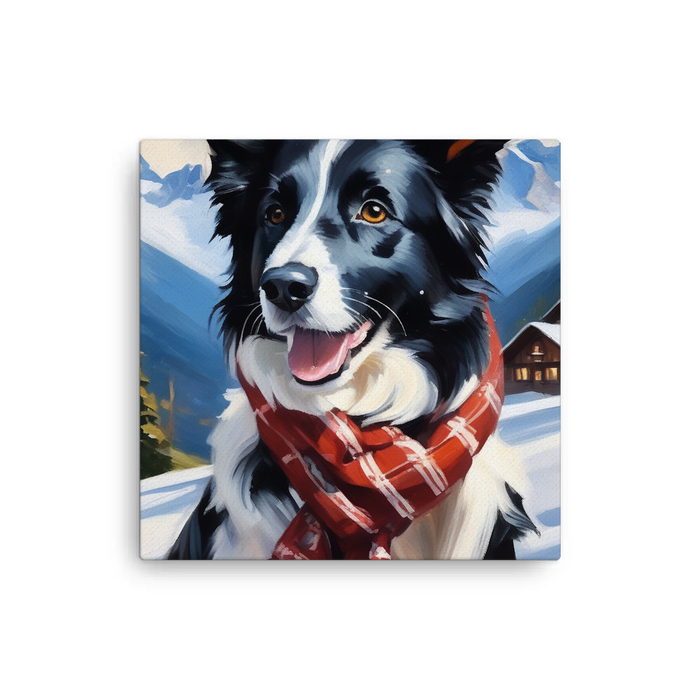 PugMug Custom Border Collie Canvas