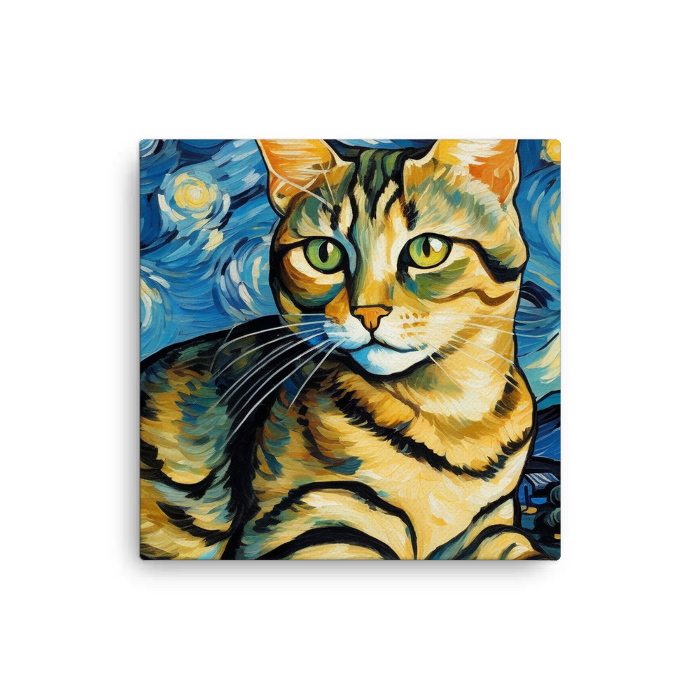 PugMug Custom Tabby Companion Cat Canvas