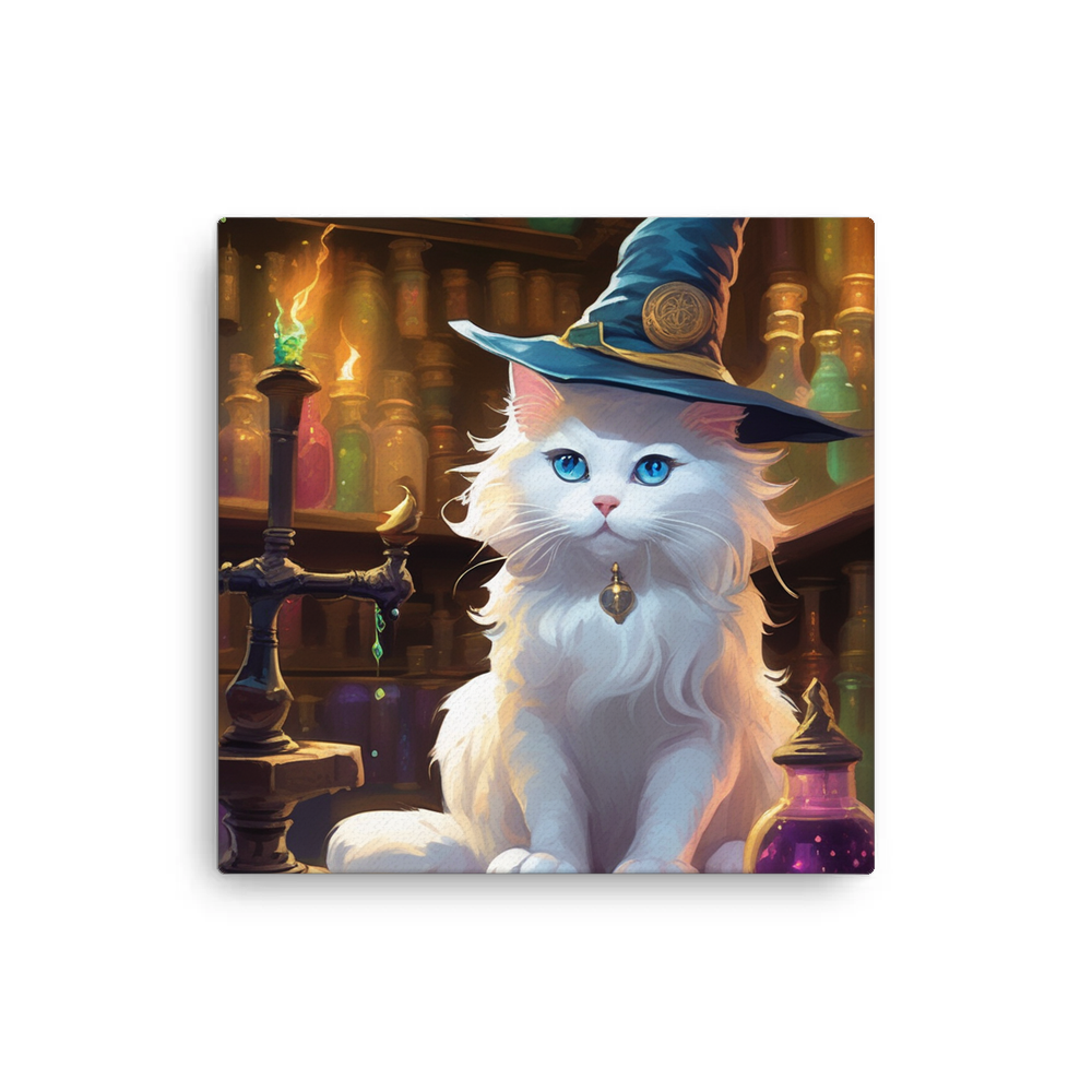 PugMug Custom White Ragdoll Cat Canvas