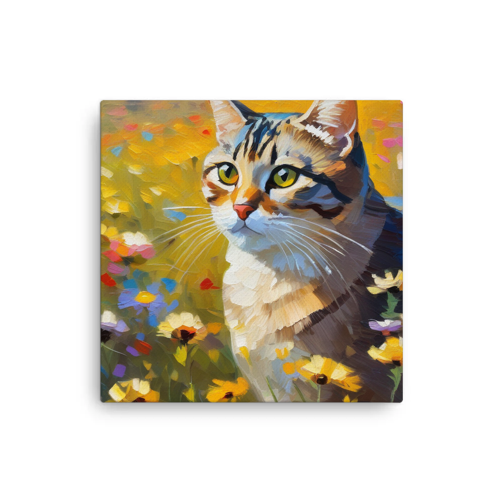 PugMug Custom Tabby American Shorthair Cat Canvas