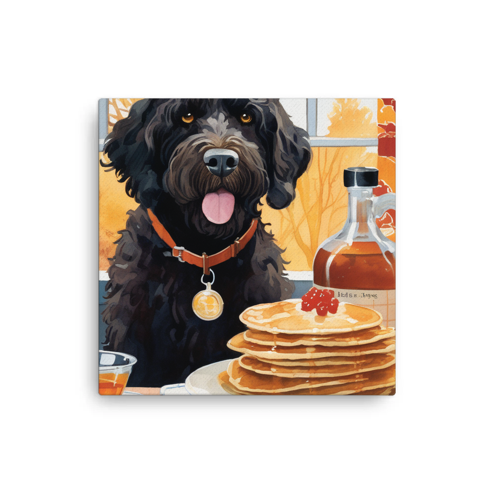 PugMug Custom Portuguese Water Dog Canvas