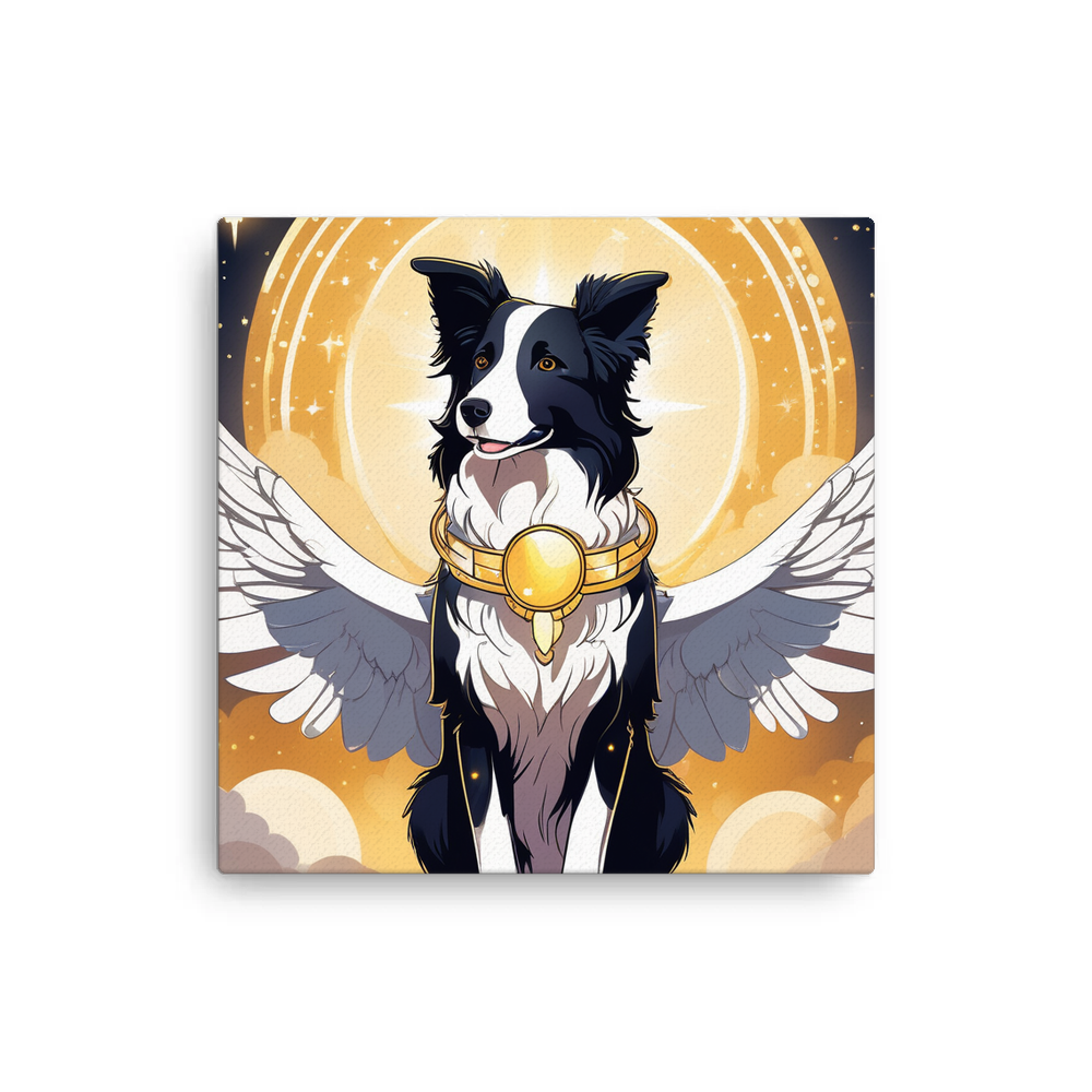 PugMug Custom Border Collie Canvas
